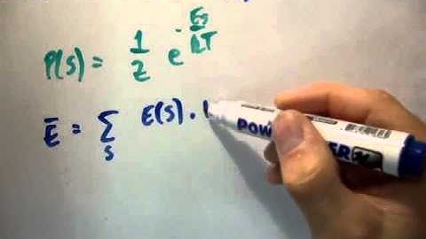 Quantum Statistics 17 : Average Energy from Boltzmann Factor