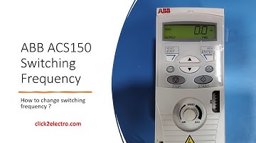 ABB ACS150 Drive Switching Frequency in English