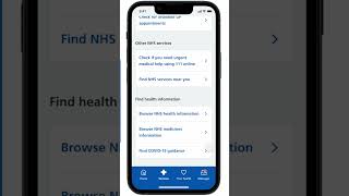 How to find NHS services in the NHS App | NHS #nhs #nhsapp