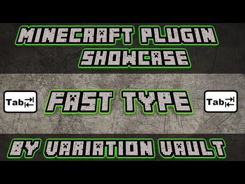 Fast Type | Set chat shortcuts | Minecraft Bukkit Plugin