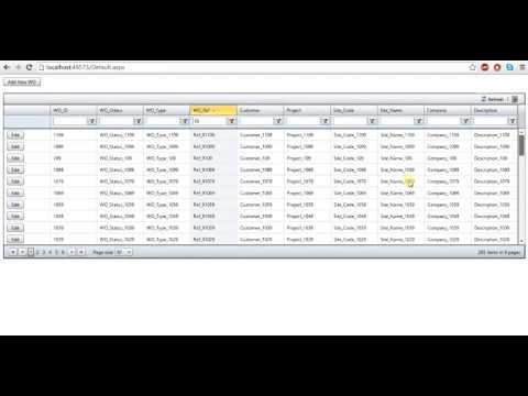 Telerik Grid Demo