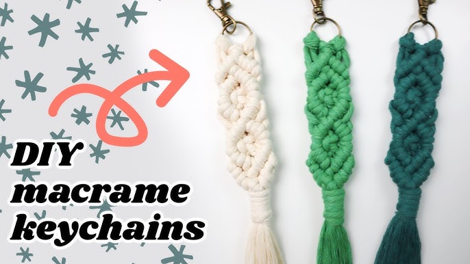 Crafters Macrame Keychain Kit