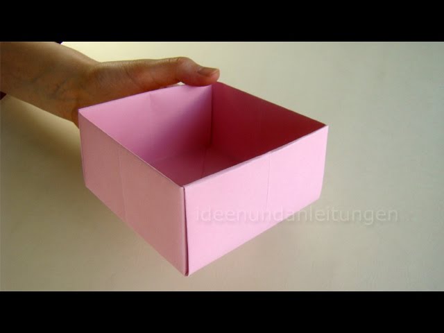 Como hacer una CAJA DE PAPEL Super Cool  Origamis de papel paso a paso  (Muy Fácil) 