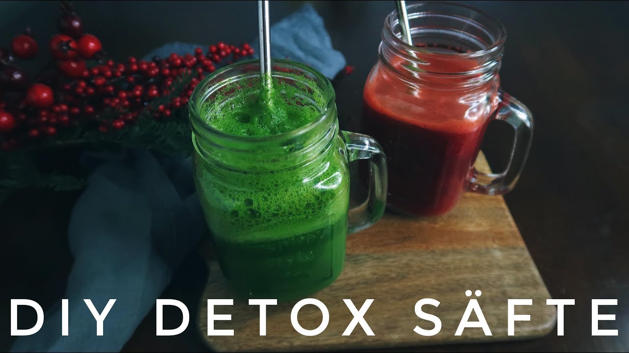 Gesunde Detox Safte Einfach Gunstig Zuhause Machen Youtube