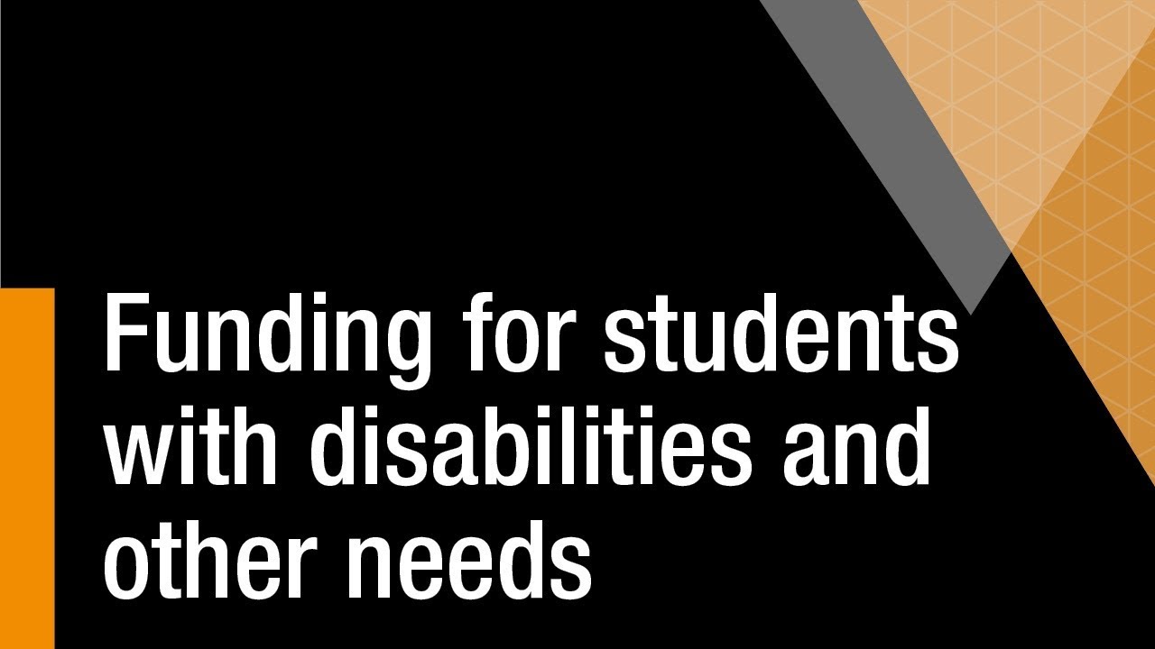 phd funding disabled students