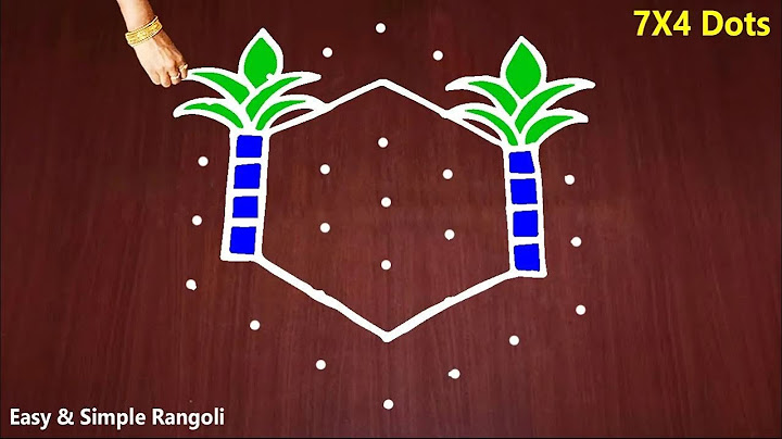 Sankranthi Bhogi Kundala Muggulu | Easy Pongal Pot Kolam |Festival Rangoli with 7*4 dots|RangRangoli