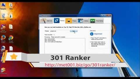 The way to create Backlinks links for unlimited net pages with 301 ranker seo software program