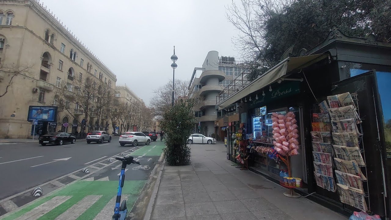 Поездка в Баку,передал вещи в городе 