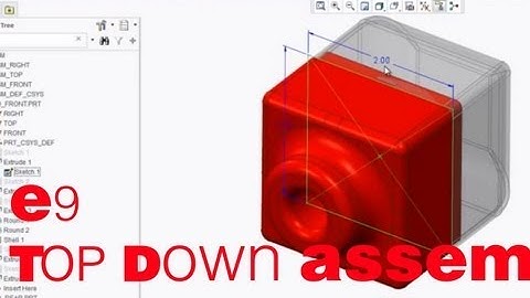 E9 CREO Parametric 2.0 - Basic Assemblies 2