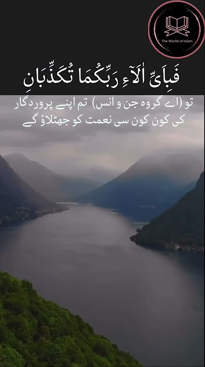 Fabi ayyi ala i rabbikuma tukazziban #shorts #youtubeshorts #surahrahman