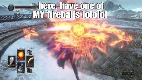 Aggressive pyro build OP pyromancer duels Dark Souls 3 pvp