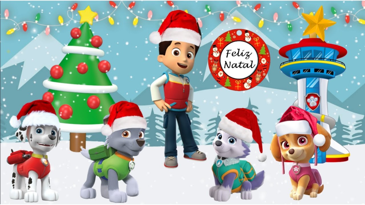O Natal da Patrulha Canina - Paw Patrol Christmas / Pinheirinhos que ...