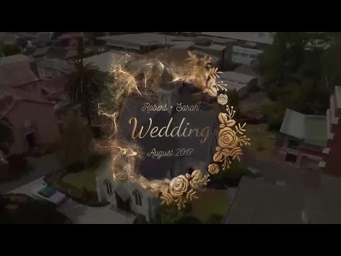 Golden Wedding Titles After Effects Templates