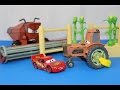 Disney cars pranks tractor tipping playdoh boot prank by frank on lightning mcqueen mater