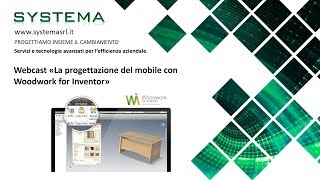 La progettazione del mobile con Woodwork for Inventor