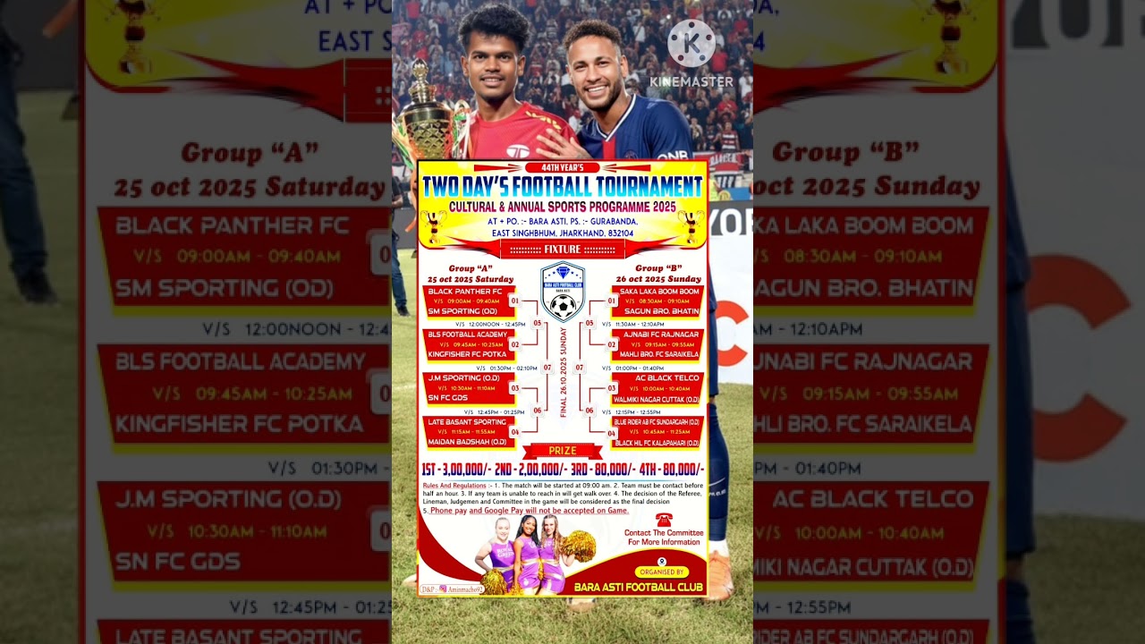 6.60 LAKH DHAMAKA AT👉 BARA ASTI HIGH VOLTAGE FOOTBALL TOURNAMENT FULL UPDATE FIXTURE VIDEO 2025⚽✅✅