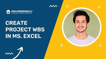 Project Work Breakdown Structure (WBS) in Ms. Excel