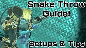 SSBU Snake Throw Guide! *Setups & Tips*