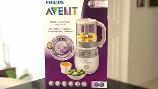 Unboxing Philips Avent 4-in-1 Healthy Baby Food Maker
