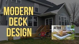 Building a Modern Deck and Landscape Time Lapse