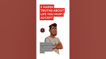 5 Harsh Truths About Life You Must Accept #shorts  #motivation #selfimprovement