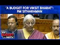 FM Nirmala Sitharaman Presents Budget 2026: "A Budget For Viksit Bharat"