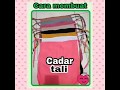 Cara Menjahit Cadar Bandana