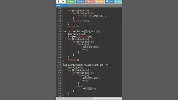 C program to represent the diagonal matrix | c language #shorts