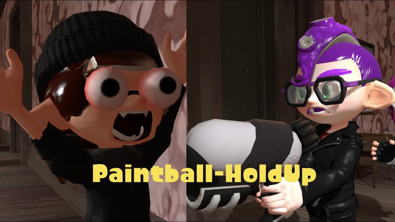 Paintball Hold Up [Splatoon Stopmotion] YouTube