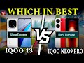 IQOO 13 V'S IQOO NEO9 PRO WHICH IS BEST FOR GAMING | BGMI PUBG 🔥IQOO NEO9 PRO V'S IQOO 13 REVIEW