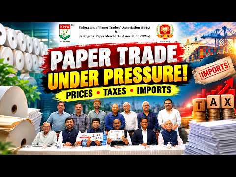 Indian Paper Industry Crisis & GST Demands | 65th FPTA AGM & Conference Hyderabad | TPMA