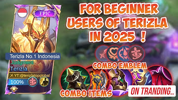 FOR BEGINNER USERS OF TERIZLA IN 2025 - BEST BUILD TERIZLA 2025