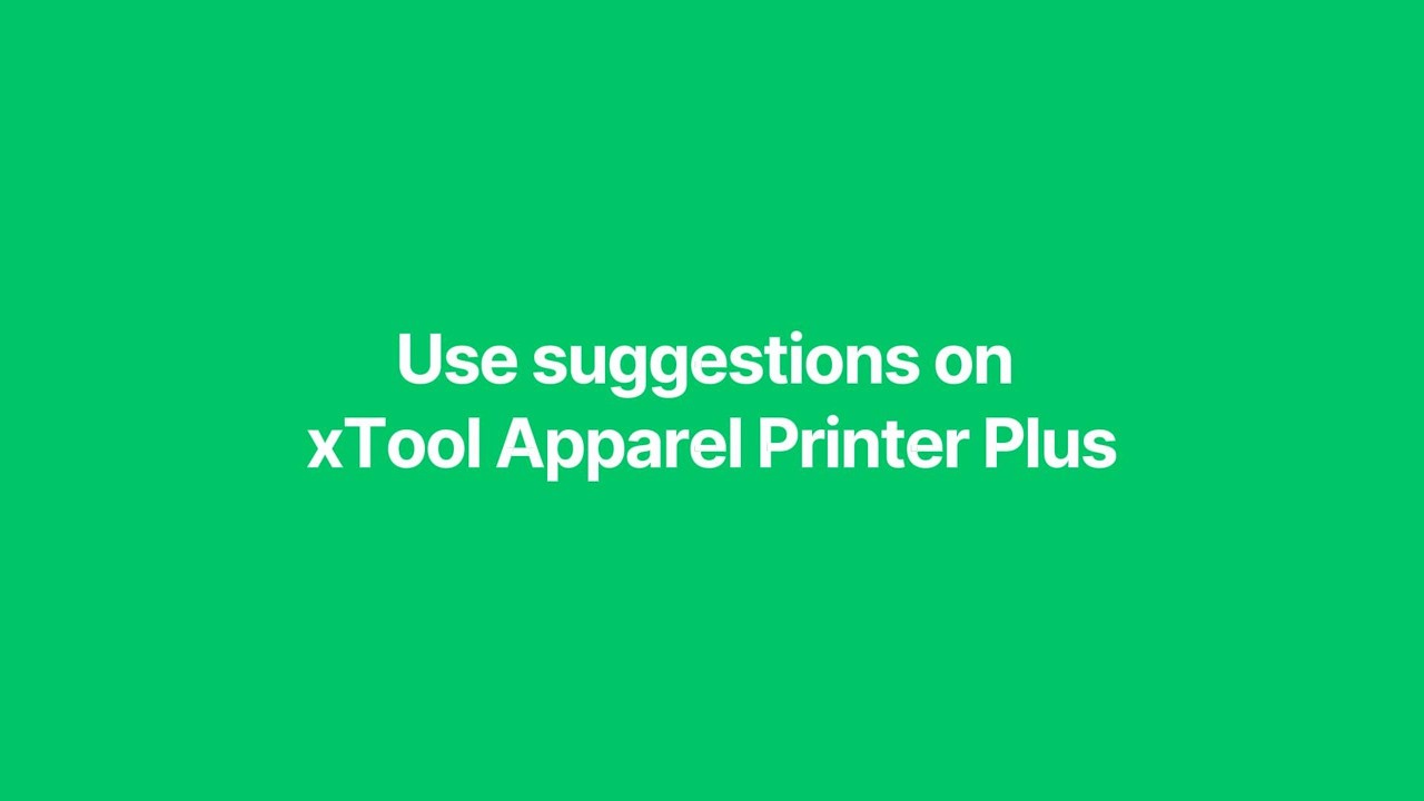 Recomendaciones de uso - Apparel Printer Plus