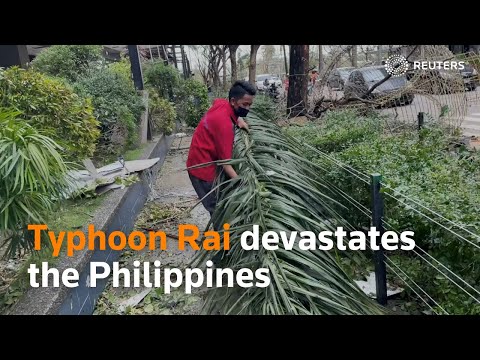 Typhoon Rai causes devastation in the Philippines