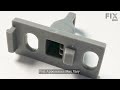 Replacing your Samsung Washer LEVER-DOOR;TS85-PJT,POM,