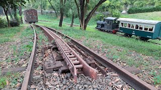 JAGGED RAILS ON A STEEP LINE, MUSEUM COLLECTION‼ & tourist train with fake steam loco