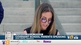 Covenant School parents are speaking before Tennessee's Special Legislative Session begins