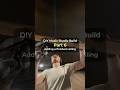 DIY Studio Build Part 6 (Quick 30-Second Recap) #shorts #shortvideo