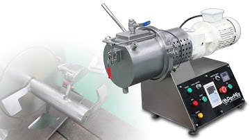 PerMix Lab Size Plow Mixer (Model: PTS-5), Tested with Sugar and Carbon black