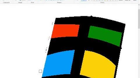 How To Make Windows 2000 Logo On Microsoft Paint