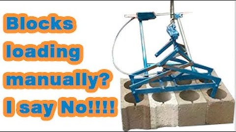 block clamp machine / block loading magic / brick delivery machine automatically