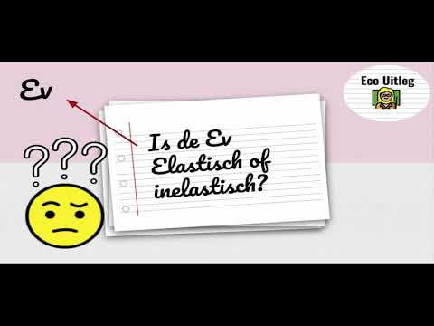 Eco Uitleg: Ev Elastisch of Inelastisch?