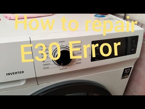 How to repair E 30 Error Toshiba front load washing machine #toshiba #washer #videoviral