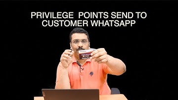 Privilege point send to whatsapp option Raintech POS Billing Software Billing Software