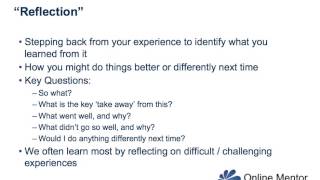 Induction training videos reflection 2015 2016