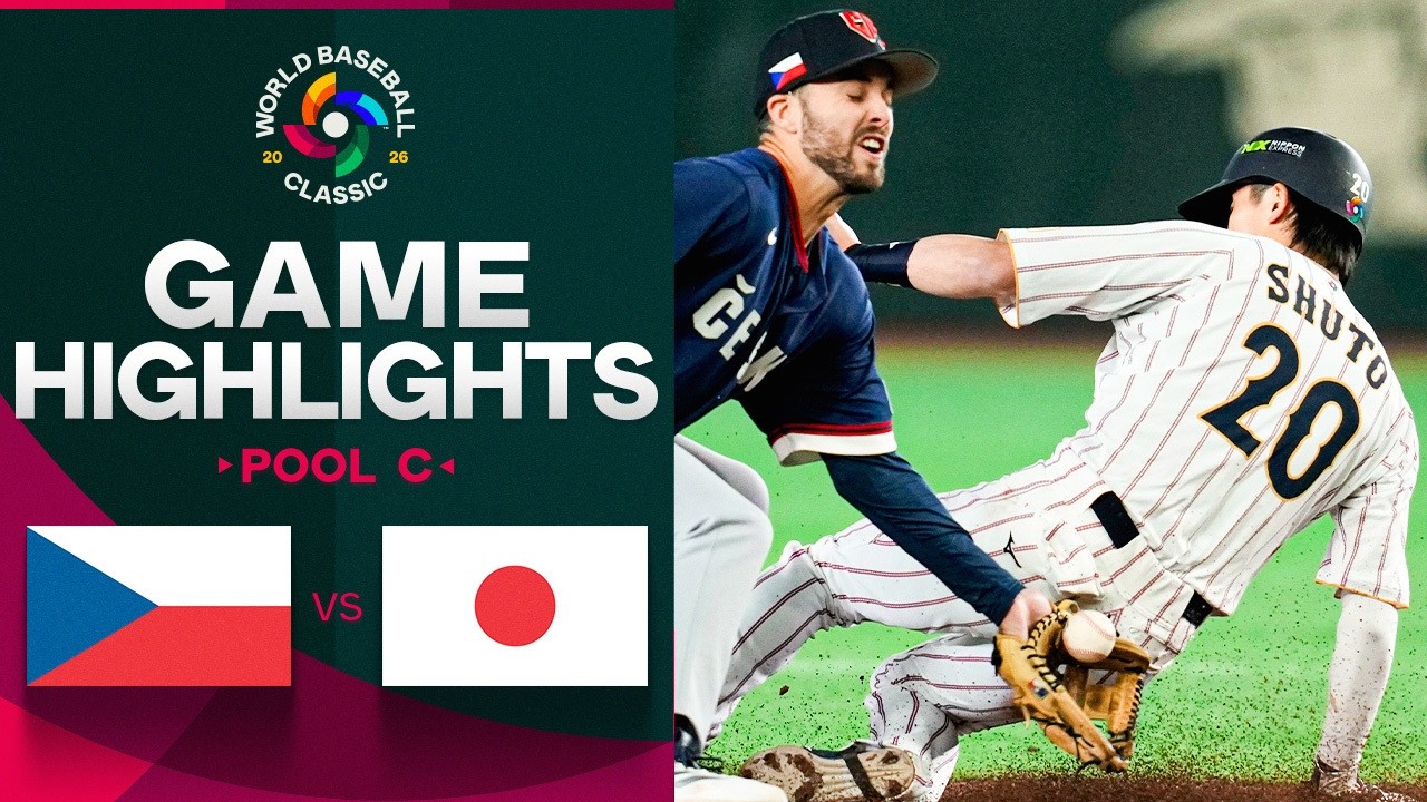 Czechia VS. Japan 2026 World Baseball Classic | Game Highlights