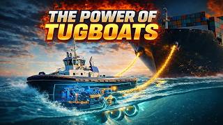 How Tugboats Move Ships 100x Their Size?