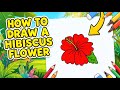 How To Draw A Hibiscus Flower EASY 🌺✨