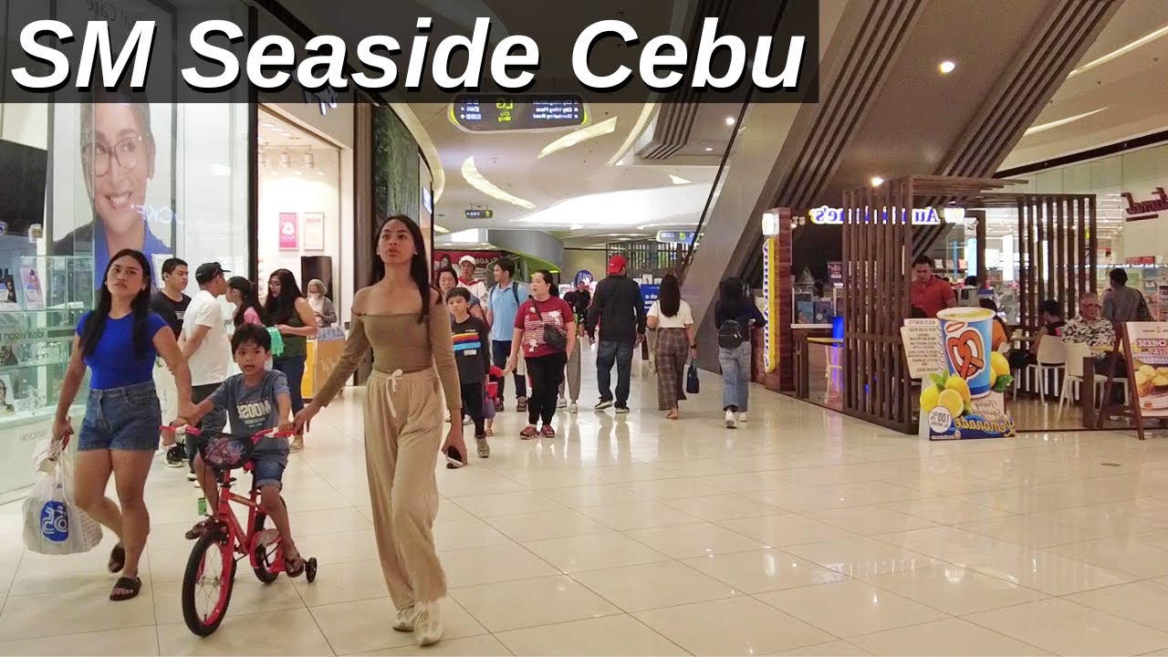 SM Seaside City Cebu Mall walking tour - Philippines - part 2 - YouTube
