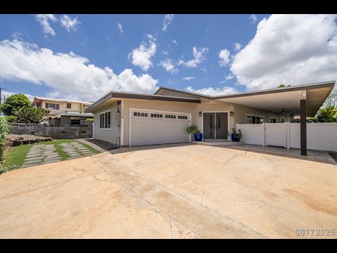 1238 Haloa Dr, Honolulu, HI home video tour